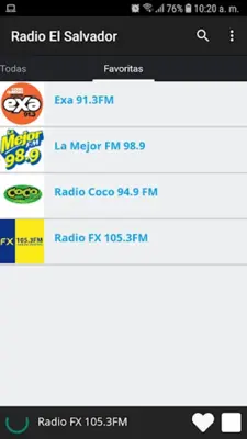 El Salvador Radio android App screenshot 0