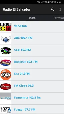 El Salvador Radio android App screenshot 2